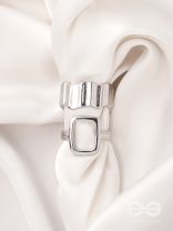 The Shimmering Quicksilver- Set of 2 Silver Rings