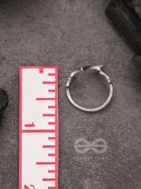 The Crooked Crown- Adjustable Silver Ring