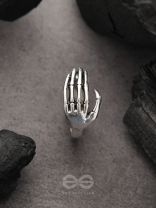Hands Down- Adjustable Silver Ring