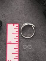 Hands Down- Adjustable Silver Ring