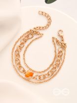 The Daisy Chain- Golden Statement Bracelet