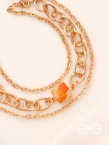 The Daisy Chain- Golden Statement Bracelet