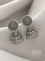 Touch of the Sun- Brass Jhumka Earrings