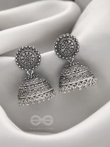 The Sun Flame- Brass Jhumka Earrings