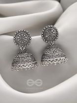 The Sun Flame- Brass Jhumka Earrings