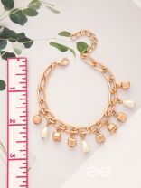 The Box of Rain- Golden Pearl Bracelet