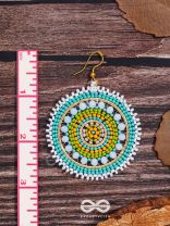 The Wheel of Fortune- Elegant Beaded Earrings