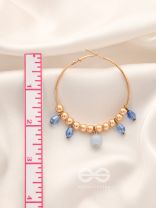 The Sun Shower- Golden Embellished  Earrings