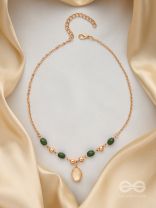 The Sun Belt- Golden Embellished Necklace With Anti-Tarnish Coating