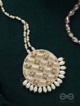 YASTIKA - BEAUTY IN PEARLS - STONE, BEADS AND PEARLS EMBROIDERED MAANGTIKA