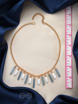 The Twilight- Golden Embellished Necklace With Anti-Tarnish Coating 