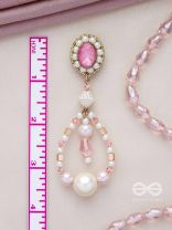 Drapsa- Drops of Rain- Pearls and Stones Embroidered Earrings