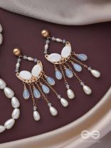 The Moon Crib- Golden Embellished Earrings