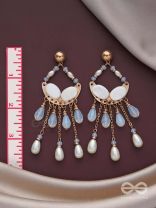 The Moon Crib- Golden Embellished Earrings