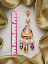 The Honeybunch- Golden Embellished Earrings