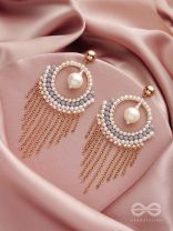 The Gold Dust- Golden Embellished Earrings