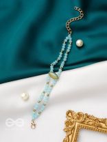 The Sapphire Grove- Golden Embellished Bracelet