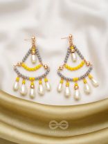 The Pearly Kite- Golden Pearl Earrings