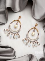 Day 'n' Nite- Golden Beads Earrings