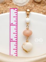 Shell n Core- Golden Embellished Earrings