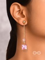 The Panama Queen- Golden Embellished Earrings