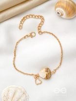 The Beach Love- Golden Embellished Bracelet