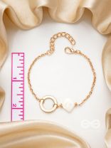 The Sun-kissed Sand- Golden Embellished Bracelet