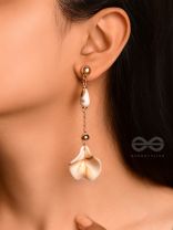 The Beach Spirit- Golden Embellished Earrings