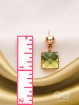 The Jade Box- Golden Embellished Earrings