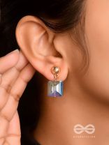 The Gothic Glam- Golden Embellished Earrings