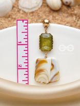 The Sandy Feet- Golden Embellished Earrings