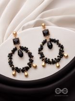 The Twilight Trinket- Golden Embellished Earrings