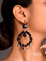 The Twilight Trinket- Golden Embellished Earrings