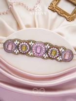 Srija- The String of Flowers- Pearls & Stones Embroidered Choker Necklace