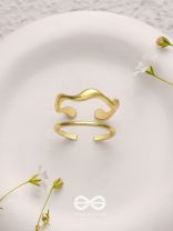 The Sunlit Trails- Golden Set of Two Rings
