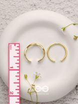 The Sunlit Trails- Golden Set of Two Rings