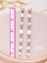 The Ivory Showers- Golden Embellished Earrings