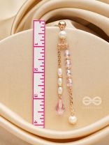 The Lush Grapevine- Golden Pearl Earrings