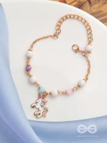 The Enchanting Unicorn- Golden Embellished Bracelet