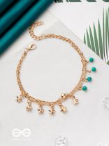 Twinkle Twinkle Lil Star- Golden Embellished Bracelet