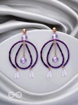 The Disco Diva- Golden Embellished Earrings