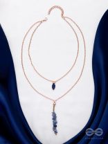 The Rock Candy- Golden Embellished Layered Necklace With Anti-Tarnish Coating