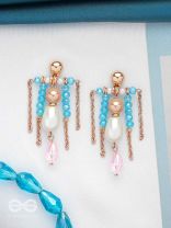 THE SHIMMERING SEAS - ELEGANT DROP EARRINGS