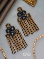 Alokika - The Unique One - Sequins And Cutdana Hand Embroidered Earrings