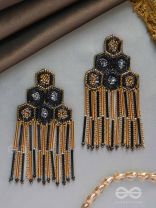 Alokika - The Unique One - Sequins And Cutdana Hand Embroidered Earrings