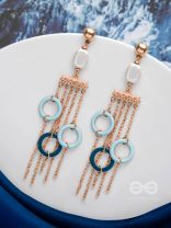 MELODIES OF RAINS- MODERN STATEMENT EARRINGS