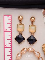 CLASSIC BLACK MAGIC - EMBELLISHED DROP EARRINGS