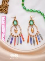 THE MIDNIGHT GLAM - CONTEMPORARY STATEMENT EARRINGS