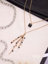 The Dancing Shadows - Classy Two Layered Neckpiece With Anti-Tarnish Coating 