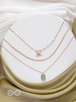 THE AQUA ESSENCE - MULTI LAYERED NECKPIECE